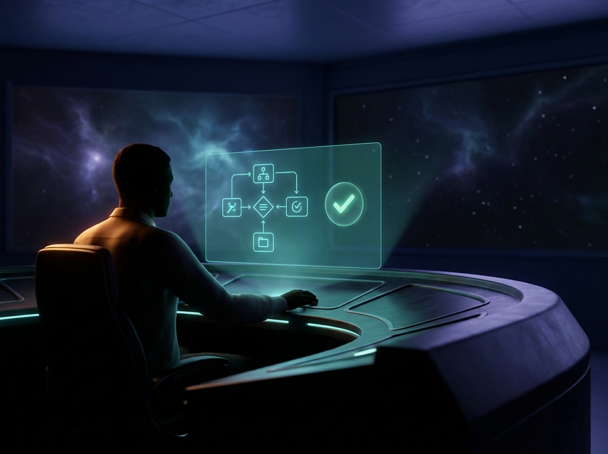 An operator authorizes the drafted recovery procedure